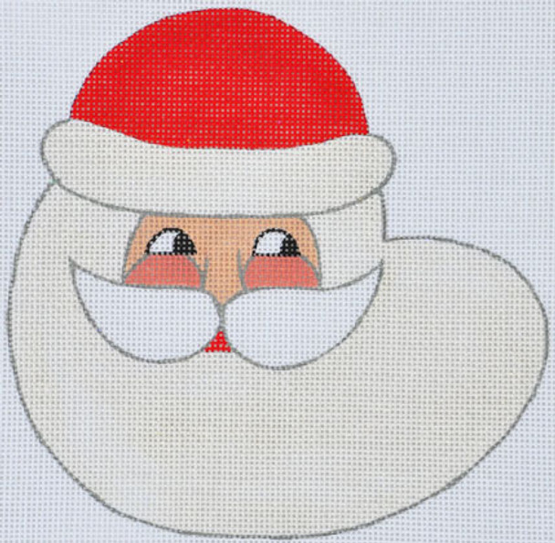 JC-10 North Wind Santa (includes stitch guide by Janet Casey 5 1⁄2 x 5  1⁄2  18 Mesh JANET CASEY
