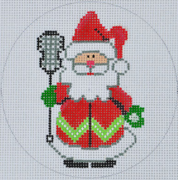 ZIA-106 Lacrosse Santa 4” Round 18 Mesh ZIA DESIGNS Danji Designs