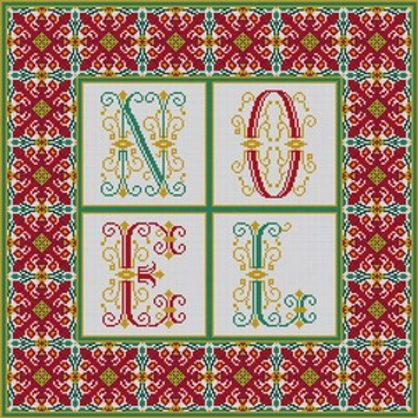 M-221 Noel Square 18 Mesh 13 x 13 Treglown Designs