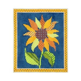 Floral FL50B Sunflower Shelly Tribbey Designs 7X8 13 Mesh
