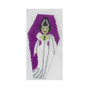 Halloween Coffin H003 Bride of Frankenstein 2.75 X 5.5 18 Mesh Shelly Tribbey Designs