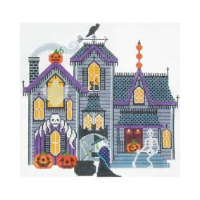 Halloween H910 Halloween Manor 9 X 9.5 18 Mesh Shelly Tribbey Designs