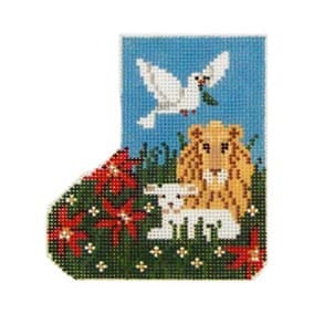 Skate with Decorative Blade Twelve Days of Christmas SK125 Lion & Lamb 3 x 5 18 Mesh Shelly Tribbey Designs