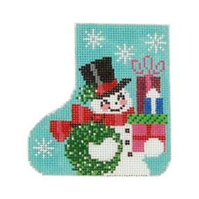 Skate with Decorative Blade Twelve Days of Christmas SK128 Snowman's Holiday Gifts 3 x 5 18 Mesh Shelly Tribbey Designs