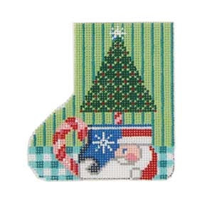 Skate with Decorative Blade Twelve Days of Christmas SK129 Santa Tree Mug 3 x 5 18 Mesh Shelly Tribbey Designs