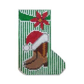 Holiday Skate 13 Mesh SK205-13 Cowboy Boot 3.25X4.5 Shelly Tribbey Designs