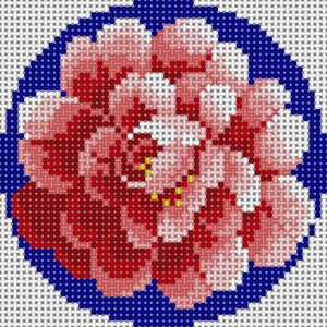 P-131 Large Rose 18 Mesh 3x3 Treglown Designs