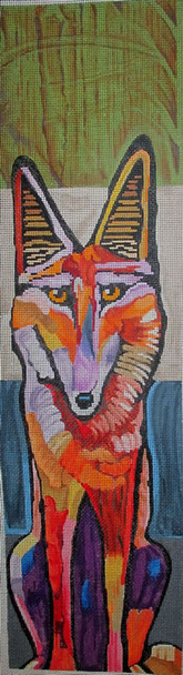 LH-1 Sitting Coyote	5 x 19	18 Mesh Tapestry Fair LELAND HOLIDAY