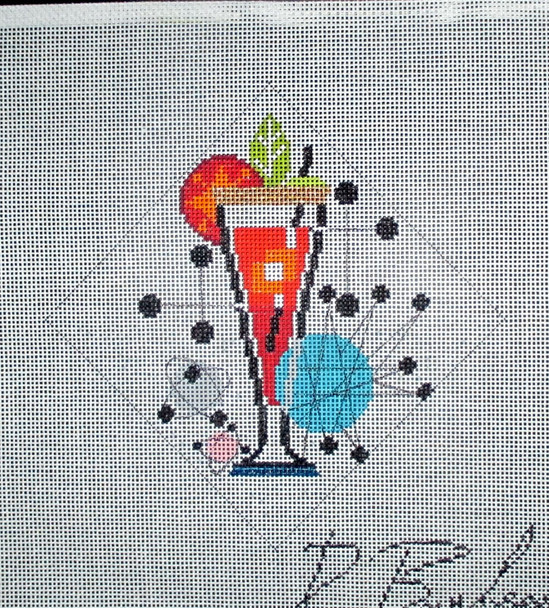 DB-4 D  Mojito 4.25x4.25 18 Mesh Tapestry Fair DOMINIC  BORBEAU