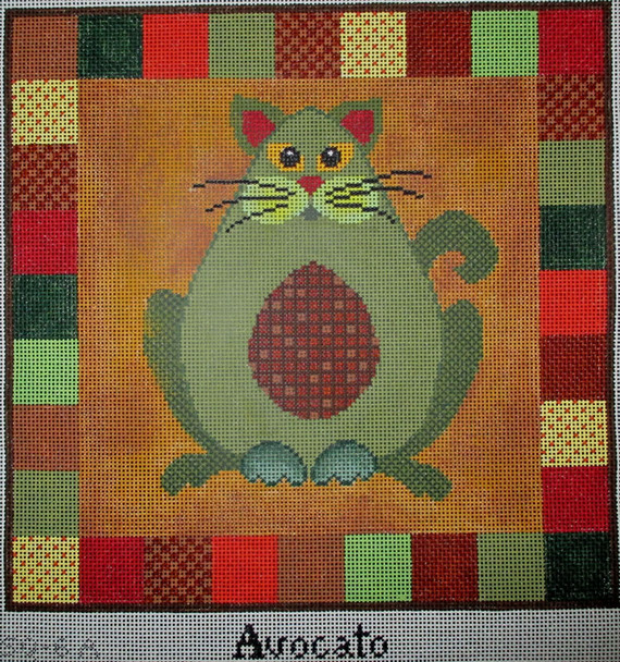 SQ-6 B Avacato	8.25x8.25	18 Mesh Helene Knott for STORY QUILTS