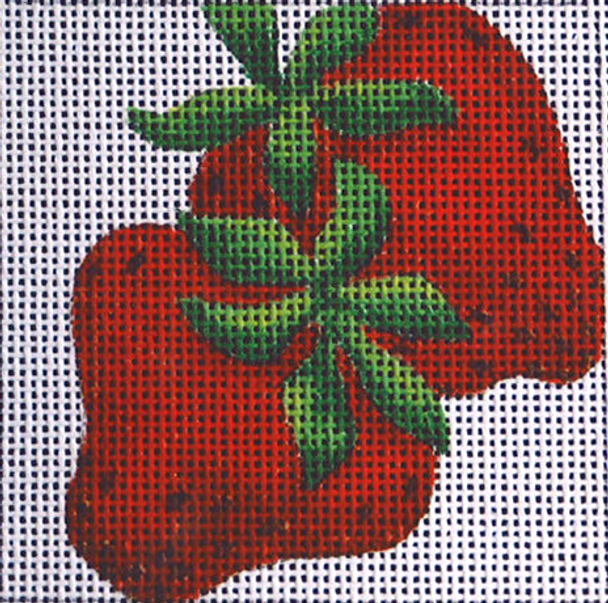 C385 Strawberries	13 Mesh  Jane Nichols Needlepoint