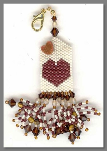 Chocolate Covered Heart Fob Kit Fern Ridge Collections