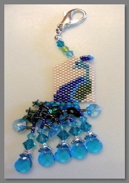 Prissy Peacock Fob Kit Fern Ridge Collections