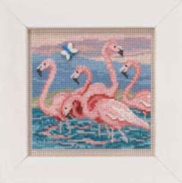 MH141916 Flamingos (2019) Mill Hill Buttons and Bead Kit
