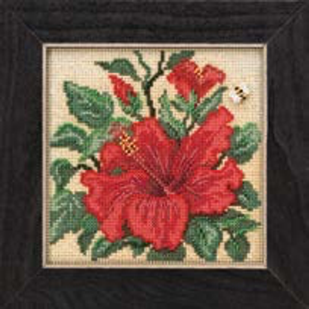 MH141915 Hibiscus (2019) Mill Hill Buttons and Bead Kit