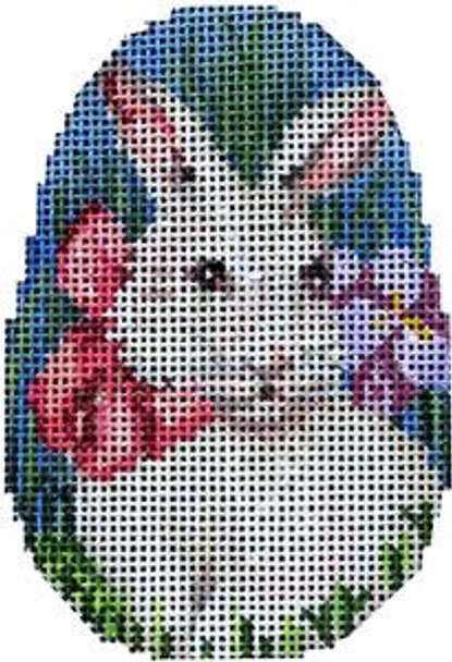 EG-317 Bunny Bow Egg 2.75 x3.75 18 Mesh Associated Talents