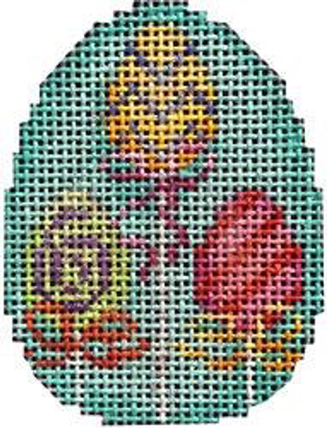 EG-623 Three Eggs on Sticks Mini Egg 1.75 x 2.5 18 Mesh Associated Talents