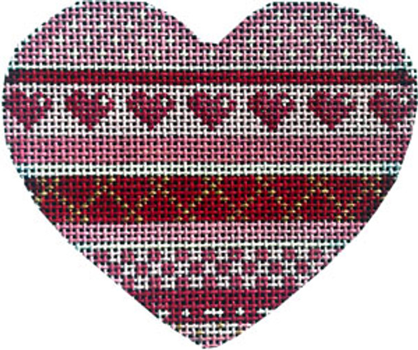 HE-850 Horizontal Patterns Heart 3.5x3 18 Mesh Associated Talents 
