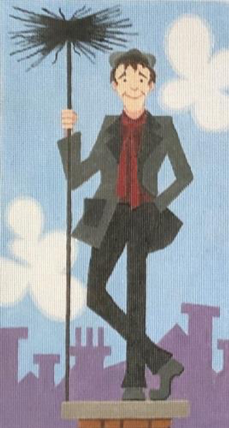 HO1818 CHIMNEY SWEEP 7x13 18 mesh Raymond Crawford Designs 