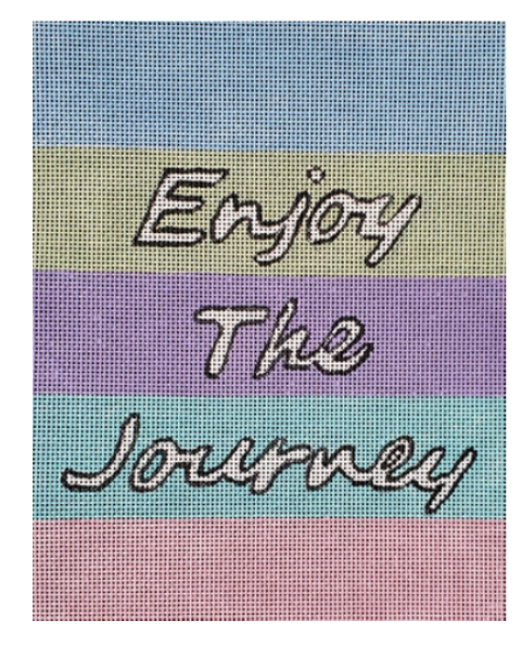 218A Enjoy The Journey  13 mesh, 8 x 10  Map Designs 