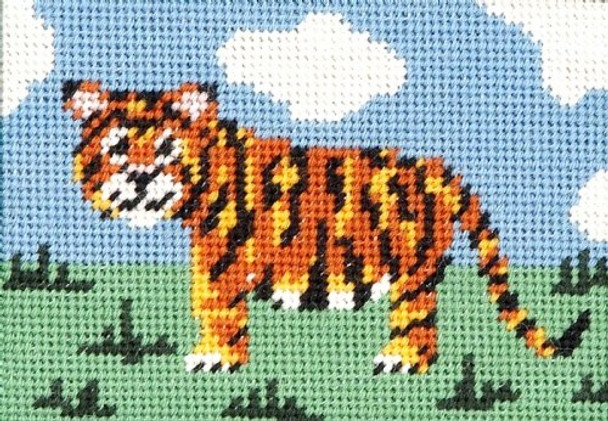 Tiger Needlepoint Beginner Kit Cleopatra's Needle Tapestry