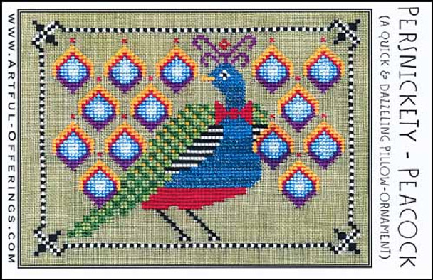 Persnickety Peacock 95W x 73H Artful Offerings 18-2628  YT