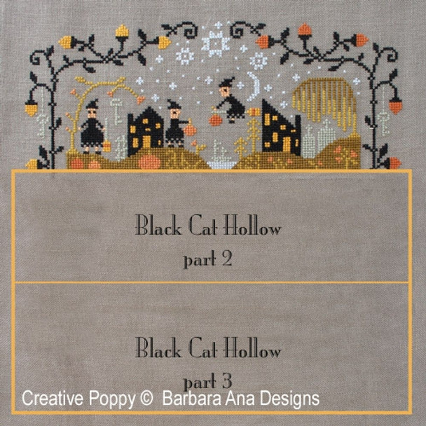 Black Cat Hollow (Part One)  151 x 63 Barbara Ana Patterns