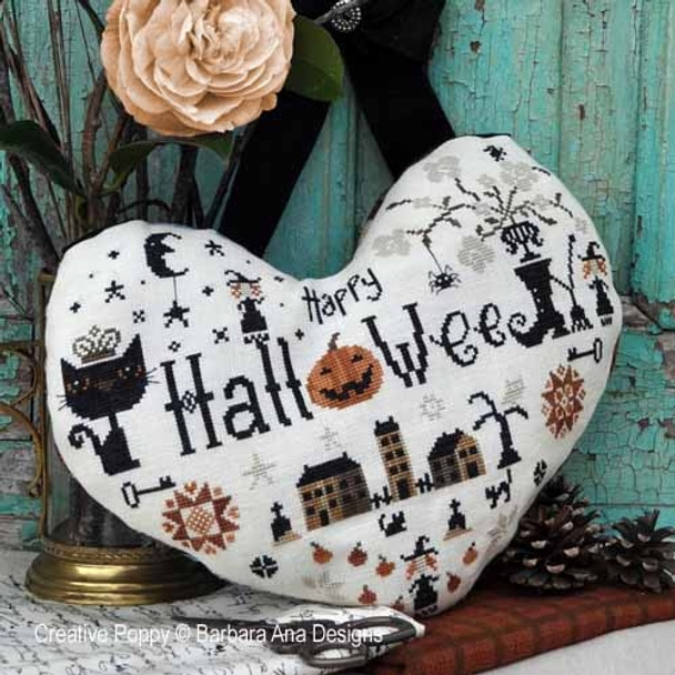 YT Halloween Heart 168 x 126  Barbara Ana Patterns