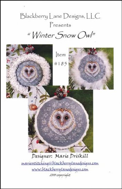 Winter Snow Owl 185 Blackberry Lane Designs 54w x 55h 18-2645 YT