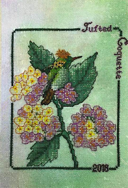 Tufted Coquette (2018 Commemorative) by Crossed Wing Collection 18-2404