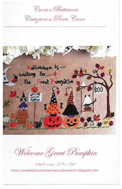 Welcome Great Pumpkin 279 x 160 by Cuore E Batticuore 18-2389 YT