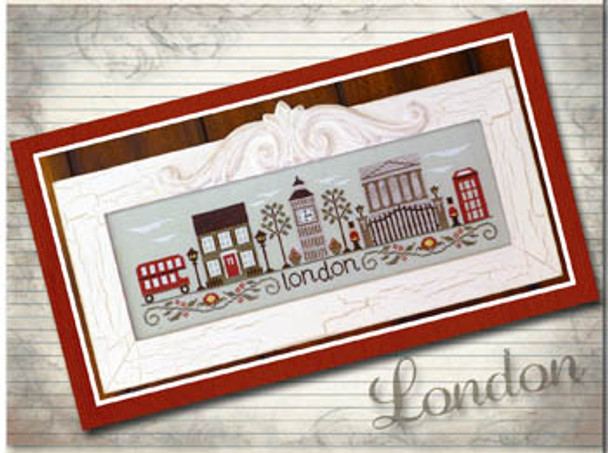 Afternoon In London 207w x 63h Country Cottage Needleworks 15-2045