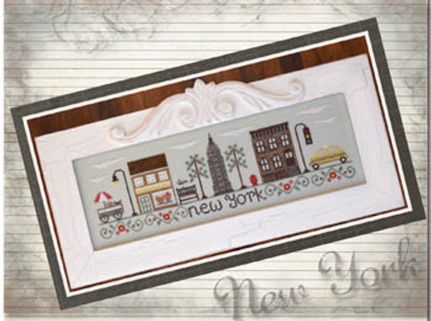 Afternoon In New York 207w x 63h Country Cottage Needleworks 16-1113