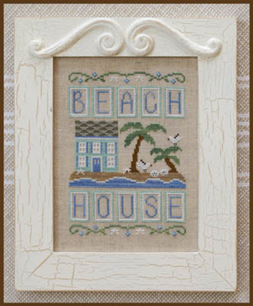 Beach House 73w x 105h Country Cottage Needleworks 17-1898 YT