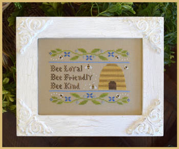 Bee Virtues 95w x 64h Country Cottage Needleworks 17-1741