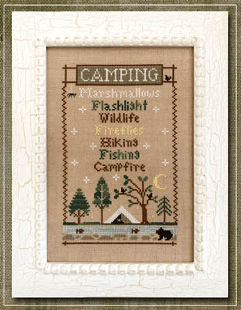 Camping Trip 81w x 132h Country Cottage Needleworks 18-2126