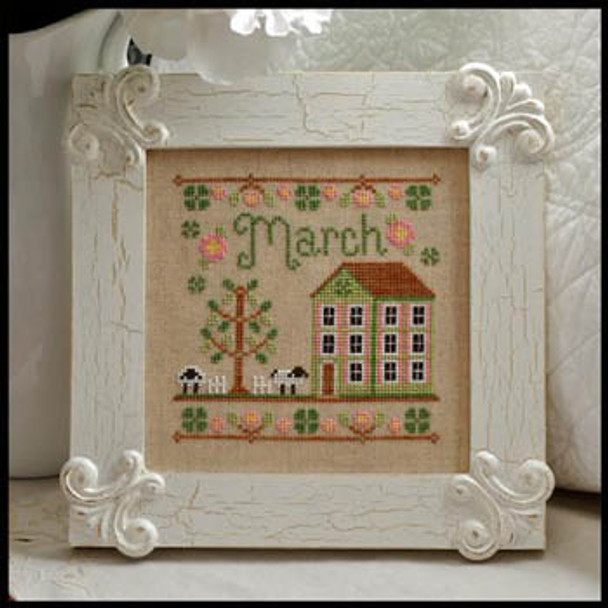 Cottage Of The Month-March 77 x 77 Country Cottage Needleworks 12-1062