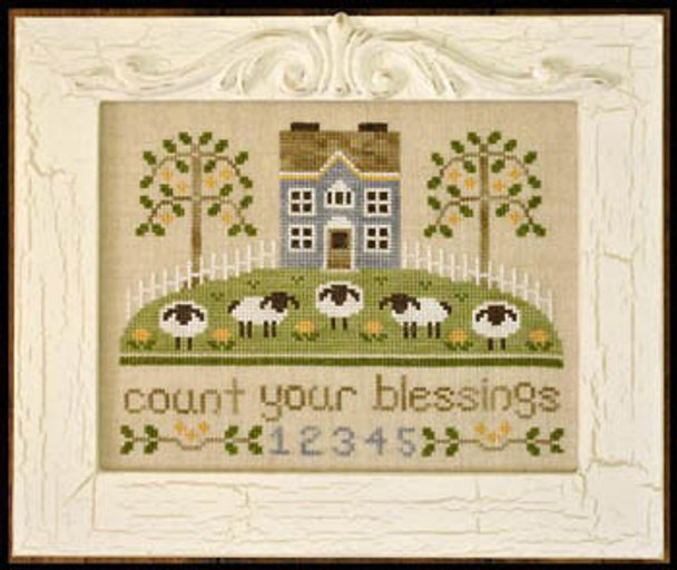 Count Your Blessings 110 x 82 Country Cottage Needleworks 13-2236