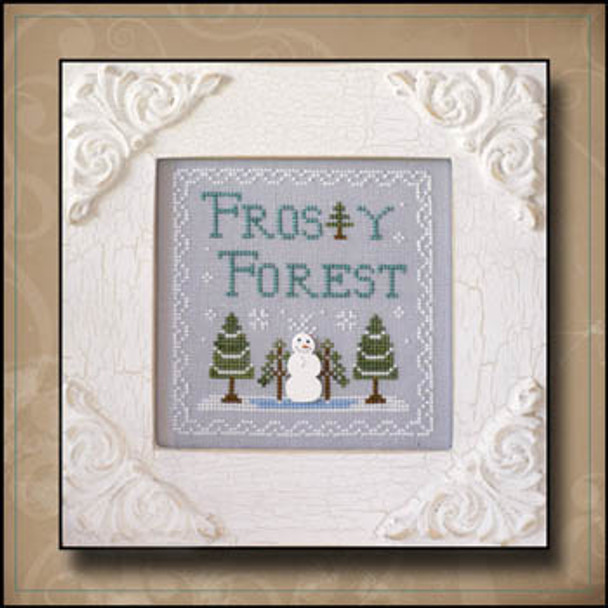 Frosty Forest 9-Frosty Forest 65 x 65 Country Cottage Needleworks 14-1869 YT