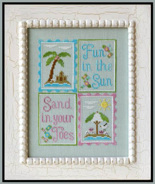 Fun In The Sun 83w x 115h Country Cottage Needleworks 14-1628 YT