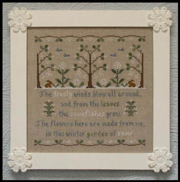 Garden Of Snow 144w x 145h Country Cottage Needleworks 09-2611