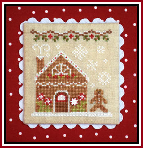 Gingerbread Village 4-Gingerbread House 2 55w x 60h Country Cottage Needleworks 16-1048 YT