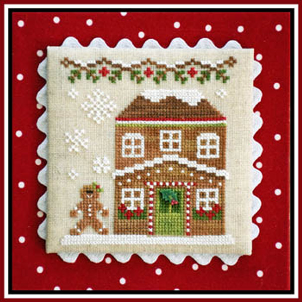 Gingerbread Village 8-Gingerbread House 5 55w x 60h Country Cottage Needleworks 16-1663 YT