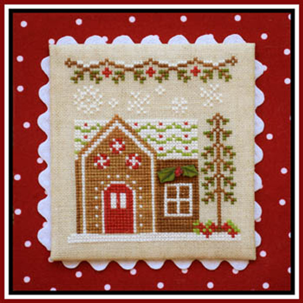 Gingerbread Village 9-Gingerbread House 6  55w x 60h Country Cottage Needleworks 16-1737
