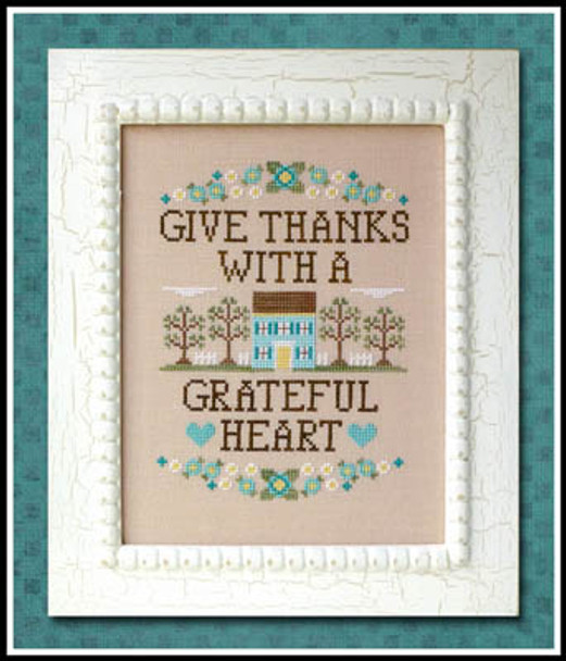 Give Thanks 78w x 110h Country Cottage Needleworks 15-2044 YT