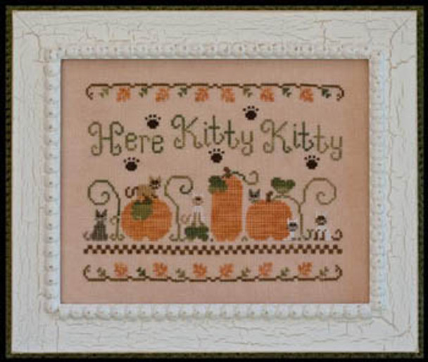 Here Kitty Kitty 118x88 Country Cottage Needleworks 11-2106