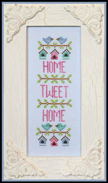 Home Tweet Home 35w x 114h Country Cottage Needleworks 17-1552 YT