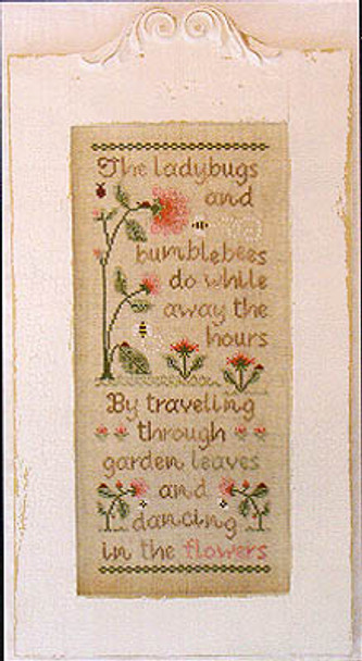 Ladybugs And Bumblebees 80w x 194h Country Cottage Needleworks 05-2630