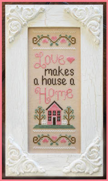 Lovely Home 47w x 127h Country Cottage Needleworks 18-1015 YT