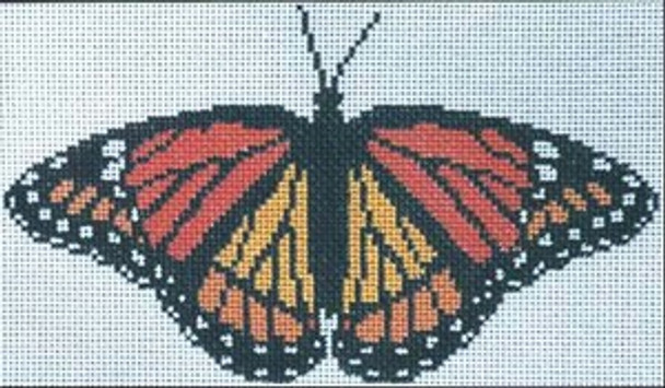TG-A341 Monarch Butterfly 14 Mesh 41⁄2 x 8 Trish Gunning Treglown Designs